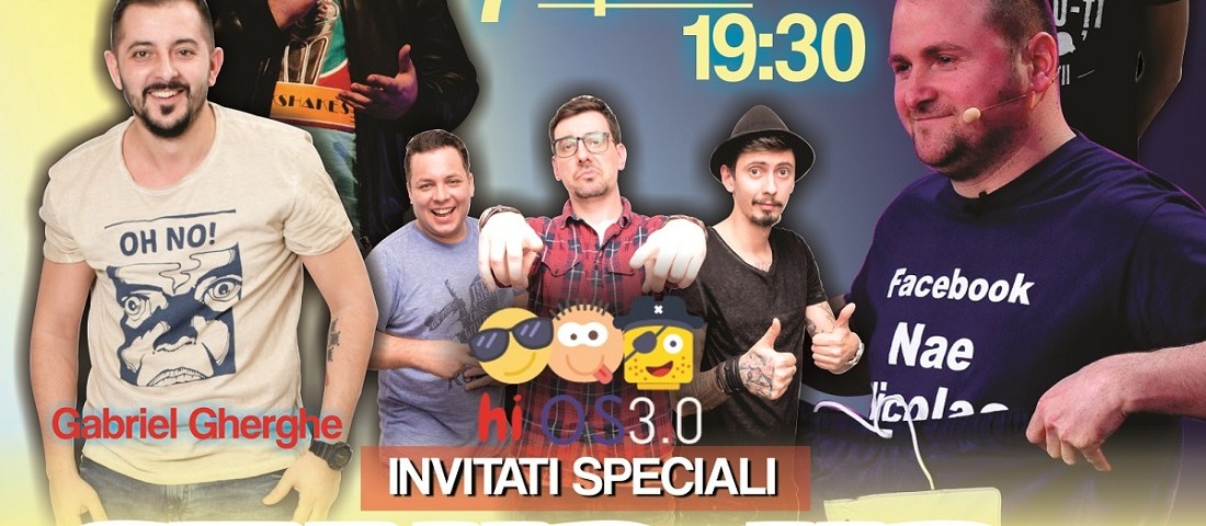 Afis iUmor-2 - Spectacol 7 aprilie 2017 la casa de cultura a sindicatelor Ploiesti!